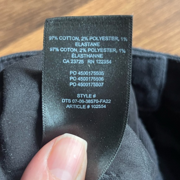 🖤 Wilfred Free Black Denim Trouser Pants 🖤 - Picture 7 of 8